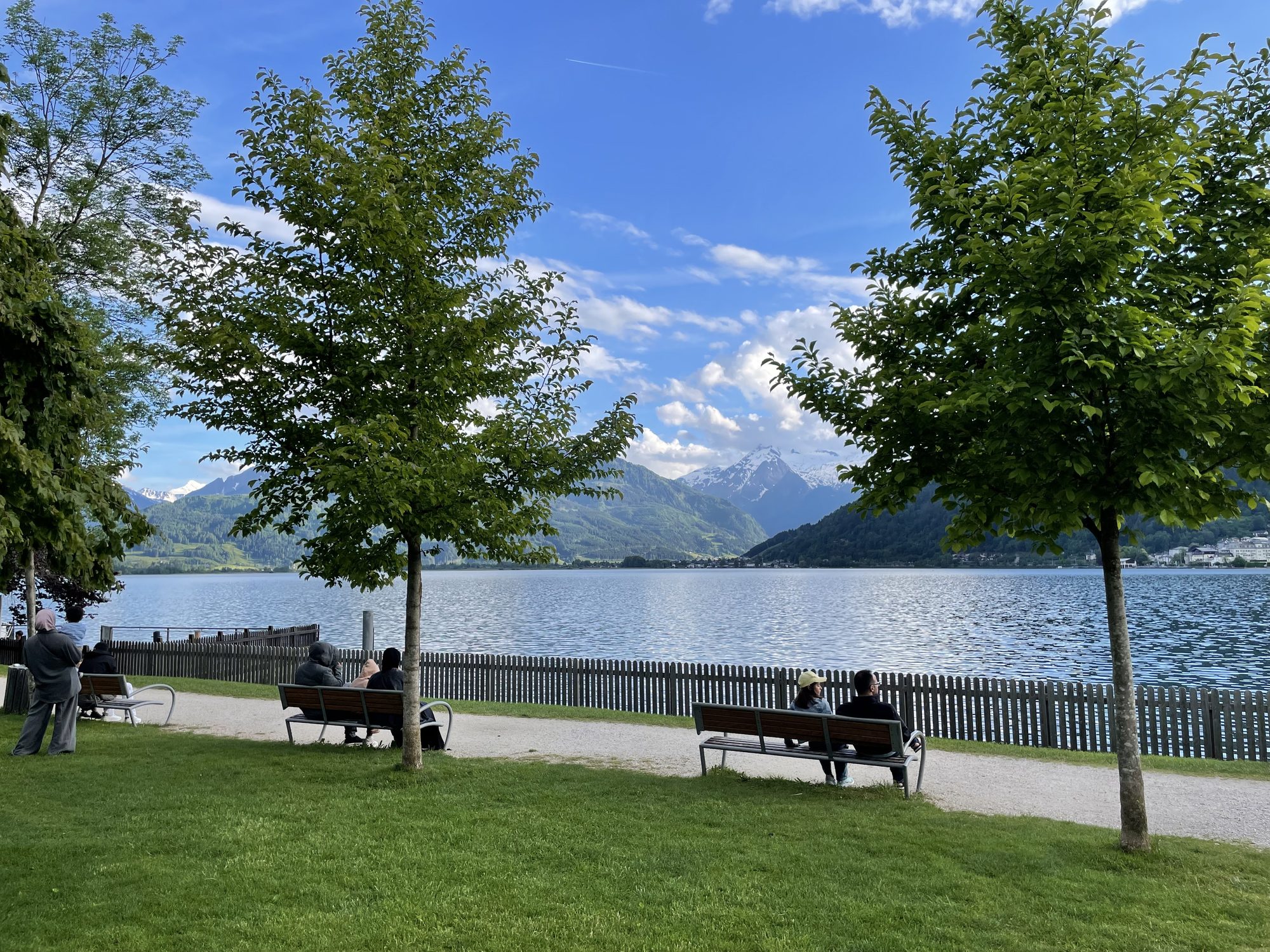 Zell am See lake and mountains